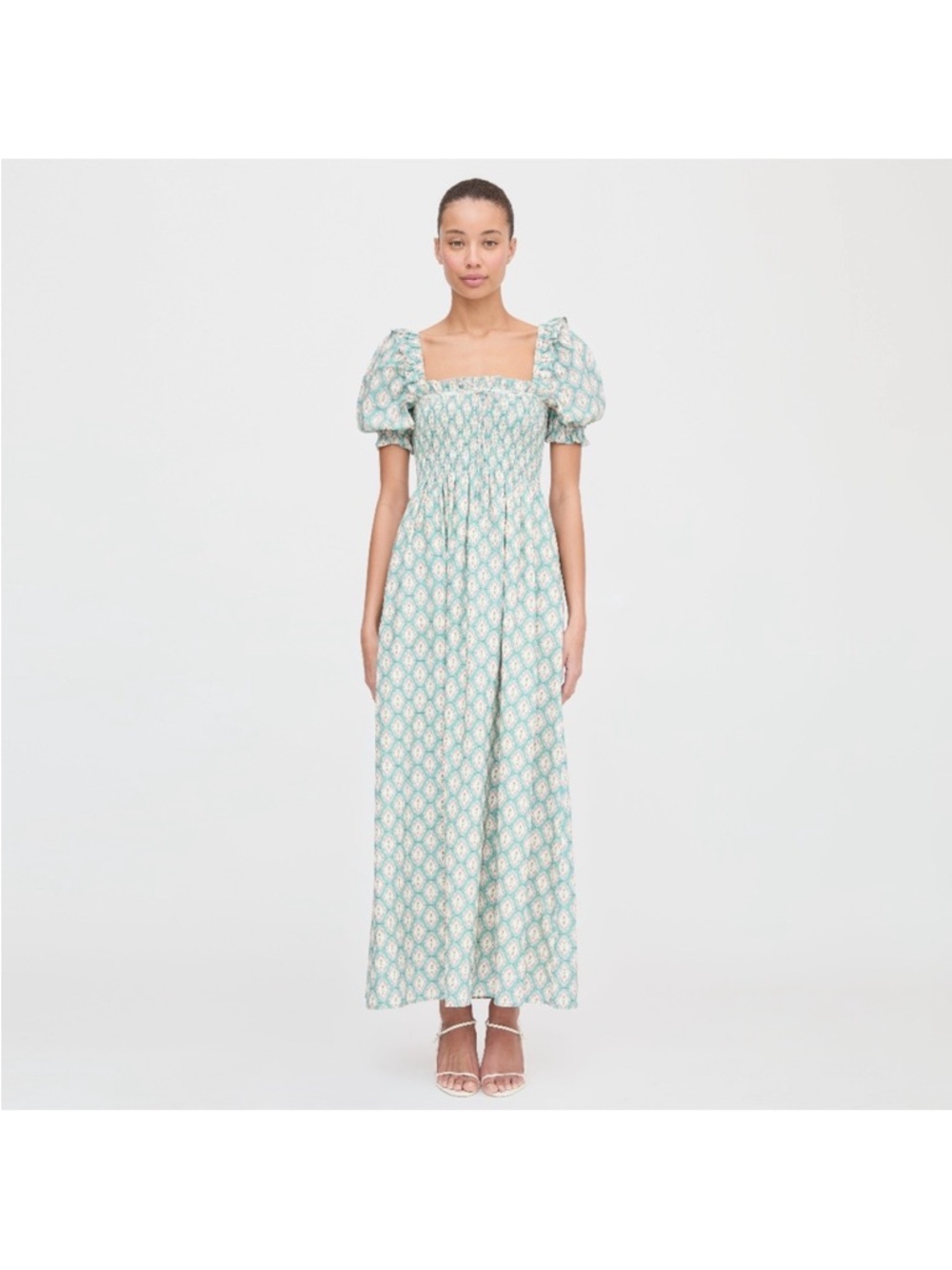 Hill House Home The Scarlett Nap Dress - Raspberry Ikat - Picture 3 of 13